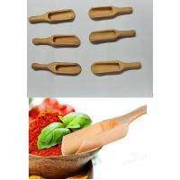 6 lı Ahşap Mini Baharat Küreği 9 Cm