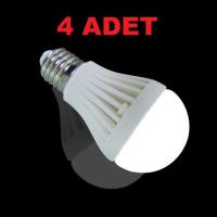 7W Enerji Tasarruflu Led Ampul ( 4 Adet )