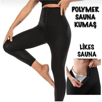 Agraflı Termal Sauna Tayt ( S ) Neotex Agraflı Terletme Taytı