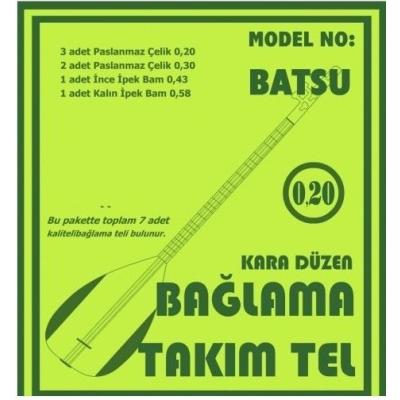 Bağlama Aksesuar Tam Takım Tel 0.20 Batsu