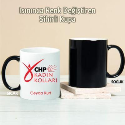 CHP Kadın Kolları Kişiye Özel Sihirli Kupa Pi193