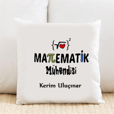 Matematik Mühendisi Kişiye Özel Yastık Kılıfı Pi37