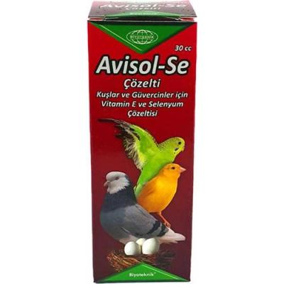 Muhabbet Kuşu E - H Vitamini ve Selenyum Avisol - Se