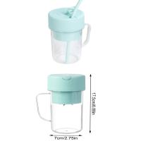 Şarjlı Taşınabilir Pipetli Bardak Blender 420 ML Smoothie Milkshake Meyve Mama Karıştırıcı Mikser