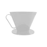 V60 Dripper Filtre Kahve Demleme Aparatı - Beyaz