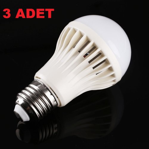 7W Enerji Tasarruflu Led Ampul ( 3 Adet )