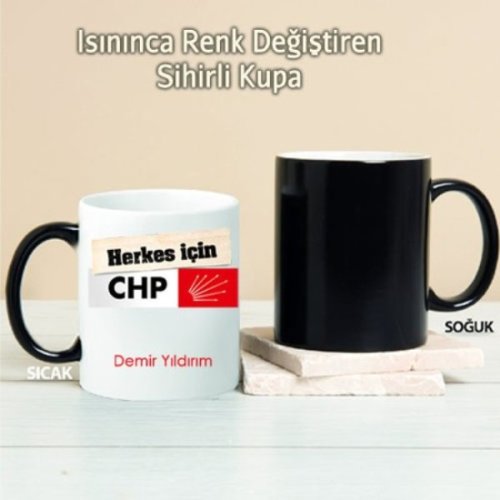 Herkes İçin CHP Kişiye Özel Sihirli Kupa Pi195