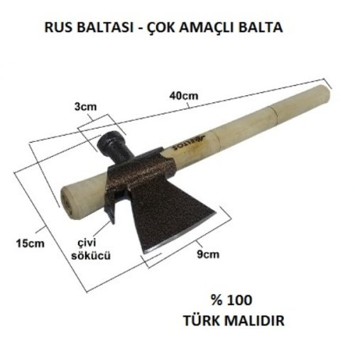 Rus Baltası - Kesme - Çekme - Çakma