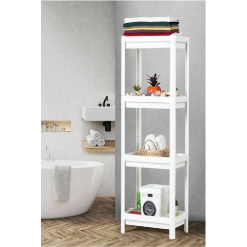 Shelf 3 Katlı  Raf Ünitesi -  Mutfak - Banyo  Depolama Rafı