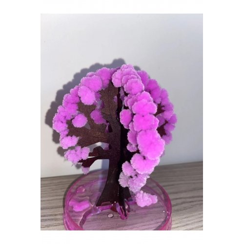 Sihirli Sakura Kristal Şans Kiraz Çiçeği Dekoru 90x80mm Dekoratif Çiçek Ağacı